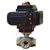 Dwyer Instruments - WE31-DTD01-T2-C - 3-Way NPT SST Ball Valve 24 VAC Flow Path B 3/4