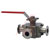 Dwyer Instruments - WE33-DHD00-T1 - 3-WayTri-Clamp Stainless Steel Ball Valve  Flow Path A 3/4