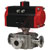 Dwyer Instruments - WE33-GDA02-T2 - 3-Way Tri-Clamp Stainless Steel Ball Valve  Flow Path B 1-1/2