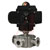 Dwyer Instruments - WE33-DTD01-T1-A - 3-Way Tri-Clamp SST Ball Valve 120 VAC Flow Path A 3/4