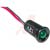 SloanLED - 252-145 - 6 IN. LEADS BLACK ALUMINUM 0.3125 IN. HOLE 14V ULTRA GREEN T1-3/4 INDICATOR, LED|70015350 | ChuangWei Electronics
