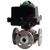 Dwyer Instruments - WE34-ITI06-T1-C - 3-Way Flanged SST Ball Valve 24 VAC Flow Path A 2-1/2