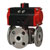 Dwyer Instruments - WE34-GSR06-T4 - 3-Way Flanged Stainless Steel Ball Valve  Flow Path D 1-1/2