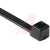 HellermannTyton - T50R0HSC2 - T50 202mm x 4.6 mm Black Polyamide Standard Cable Tie|70162713 | ChuangWei Electronics
