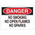 Brady - 88379 - B-302 10x14 In DANGER - No Smoking No Open Flames No Sparks|70345390 | ChuangWei Electronics