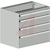 Sovella Inc - 60835101 - 132 lbs/ drawer capacity 100% opening 5x3.94 Drawer unit 75/56-1|70701818 | ChuangWei Electronics