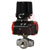 Dwyer Instruments - WE31-CDA02-T2-AA00 - 3-Way NPT SST Ball Valve 120 VAC Solenoid Flow Path B 1/2