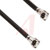 Amphenol RF - A-2PA-113-500B2 - 500 mm AMMC Right Angle Plug to AMMC Right Angle Plug on 1.13 mm Micro-cable|70462172 | ChuangWei Electronics