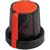 Electronic Hardware Corporation (EHC) - ST6K2RB2 - bush hole size .25in-D dia 1.25in blk &red round soft touch control Knob|70206899 | ChuangWei Electronics