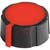 Electronic Hardware Corporation (EHC) - ST3P2RB2 - bushing hole sz .25in-D dia .61in blk &red round soft touch control Knob|70206897 | ChuangWei Electronics