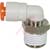 SMC Corporation - KJL01-34S - for 1/8 OD tube 1/8NPT thread mini male elbow Fitting|70071376 | ChuangWei Electronics