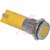 APEM Components - Q14F1CXXY12E - Solder 12VDC Yellow Fixed Bright Chrome Flush 14mm Sealed LED Indicator|70066152 | ChuangWei Electronics