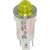 VCC (Visual Communications Company) - 1091QM7-24V - 0.187 Terminals Lens, Dome 24V 0.50 In Yellow LED Indicator, Pnl-Mnt|70129915 | ChuangWei Electronics