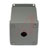 Hoffman - E1PBGXM - Lift-Off 3.75 x 1.88 in. Gray Steel 22.5 mm 1 Hole Push Button Enclosure|70308560 | ChuangWei Electronics
