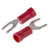 RS Pro - 534266 - Red Vinyl M4 22 - 16AWG Insulated Crimp Spade Connector|70639594 | ChuangWei Electronics