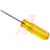 Apex Tool Group Mfr. - R182BK - Amber Handle 1/8 In. X 2 In. Regular Round Blade Screwdriver Xcelite|70222911 | ChuangWei Electronics