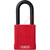 ABUS USA - 74/40 KD 1-1/2 RED - Red KD Shackle 1/4in D 1-1/2in H 3/4in W 1-1/2in W Plastic Covered Padlock|70567004 | ChuangWei Electronics
