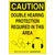 Brady - 105729 - B-120 14x10 In CAUTION - Double HearingProtection Required In This Area|70345395 | ChuangWei Electronics