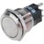 EAO - 82-4153.1000 - Gold 16mm Mnt SS Flush Mom. 5A 250VAC SPDT Switch, Pushbtn|70592844 | ChuangWei Electronics