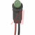 SloanLED - 240-245 - 6in Lead Wires 24V Ultra Green 0.250in Hole LED Panel Mount Indicator|70241338 | ChuangWei Electronics