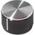 Electronic Hardware Corporation (EHC) - PV-19B-2 - hole sz .25in dia .75in w line machined aluminum-black round control Knob|70206908 | ChuangWei Electronics