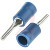 RS Pro - 452647 - Blue 1.9mm Pin Dia. 16 - 14 AWG Insulated Tin Plated Crimp Pin Connector|70638328 | ChuangWei Electronics