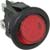 ZF Electronics - RRA32H3BBRLN - QC 125VAC 10A No Legend Red Neon Illuminated Round ON-OFF DPST Rocker Switch|70207295 | ChuangWei Electronics