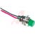 SloanLED - 205-286 - 6 IN. LEADS NICKEL/BRASS 0.25 IN. HOLE 28V ULTRA BLUE T1 INDICATOR, LED|70015360 | ChuangWei Electronics