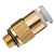 SMC Corporation - KQ2H03-33AS - Push In 5/32 in NPT 1/16 Male Pneumatic Straight Threaded-to-Tube Adapter|70245179 | ChuangWei Electronics