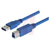 L-com Connectivity - CAU3AB-1M - CBL USB 3.0 TYPE A/B 1 MTR|70126744 | ChuangWei Electronics