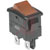 ZF Electronics - LRA32H2BBRLN - QC 125VAC 10A No Legend Neon Red Illuminated Concave ON-OFF DPST Rocker Switch|70207346 | ChuangWei Electronics