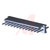 TE Connectivity - 1-640456-3 - 13 pos. Straight Post Friction Lock Header with Polarized Notches|70083688 | ChuangWei Electronics