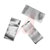TapeCase - 5-1120-3/4-3R - Conductive Acrylic - 0.75in x 3in Rectangles 4 mil 3M? Aluminum Foil|70758051 | ChuangWei Electronics