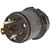 Hubbell Wiring Device-Kellems - HBL2621BK - BK L6-30P 30A 250V LKG PLUG|70574827 | ChuangWei Electronics