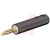Staubli - 24.0115-21 - 2mmplug/4mmskt Black gold plated adaptor|70749653 | ChuangWei Electronics