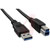 Qualtek Electronics Corp. - 3023003-01M - 30/30/24 AWG 1  meter black USB 3.0 A male to B male|70407724 | ChuangWei Electronics