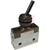 SMC Corporation - NVM130-N01-08 - 0-1 MPa Toggle Lever 3 Port,Size NPT 1/8 Side Ported Valve, Mechanical|70071659 | ChuangWei Electronics
