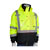 Protective Industrial Products - 333-1770-LY/S - Zipper Closure Small 100% Polyester Hi-Vis Yellow Black Trim Bomber Jacket|70601972 | ChuangWei Electronics
