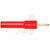 Mueller - BU-P72914-2 -  Nickle PLD Brass 75Ohm Red NylonInsul 4mm Banana Jack-2mm Plug Test Adapter|70272572 | ChuangWei Electronics
