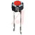 Panasonic - EVQ-11U05R - Red Hgt=5.0mm OF=2.6N 6mm dia SPST Tactile Switch|70270688 | ChuangWei Electronics