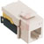 Hubbell Wiring Device-Kellems - NSJUI - Ivory to voice grade jacks NETSELECT? Voice/Data Jacks  for Cat 6 and Cat 5e|70819613 | ChuangWei Electronics