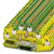 Phoenix Contact - 3210525 - 5.2mm W Green-Yellow 26-12AWG Push-In Conn Ground DIN Rail Term Blk Conn|70170237 | ChuangWei Electronics