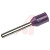 RS Pro - 1571216 - Violet 0.25 mm sq. Wire Size Insulated Crimp Bootlace Ferrule 8mm Pin Length|70641060 | ChuangWei Electronics