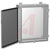 Hammond Manufacturing - 1418N4H6 - enclosure - NEMA 4 single door ANSI 61 grey steel with inner panel|70305918 | ChuangWei Electronics