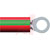 TE Connectivity - 2-36149-3 - M3.5 AWG 22 red/green PIDG Ring terminal|70285631 | ChuangWei Electronics