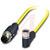 Phoenix Contact - 1405995 - 1.5 m Plugstraight M12 to Socket angled M8 105degC PVC 4-pos. shielded M12-M8|70276983 | ChuangWei Electronics