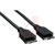 Qualtek Electronics Corp. - 3023031-03M - 3 meters 30/30/24 AWG Black USB 3.0 micro A male to micro B male|70407732 | ChuangWei Electronics