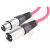RS Pro - 7424490 - 1m Red Female XLR to Male XLR Audio Video Cable Assembly|70651267 | ChuangWei Electronics