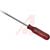 Apex Tool Group Mfr. - R183V - CARDED RED HANDLE 1/8 IN. X 3 IN. ROUND BLADE POCKET CLIPSTYLE SCREWDRIVER|70222915 | ChuangWei Electronics