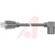 Alpha Wire - 550F BK078 - Shielded 90 deg. C13 conn NEMA 5-15 plug 9 Ft. 10 in. 125 V 10 A Cord, Pwr|70125983 | ChuangWei Electronics